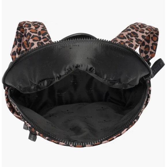 $399 AUTHENTIC KATE SPADE CAMDEN QUILTED LEOPARD BACKPACK DIAPER TRAVEL - NEW - Picture 7 of 7